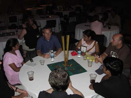 Surekha Yacham, Brad Crain, Anili George, and Mauro Rech. Photo courtesy of Michael Ormes.