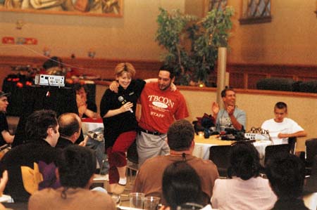 An attendee performs Caberet. Photo courtesy of Steve Stacy