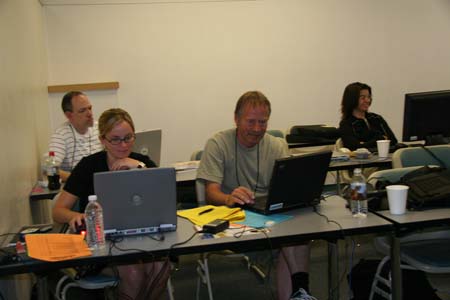 Hands-on ToolBook training with Lee Karns. 