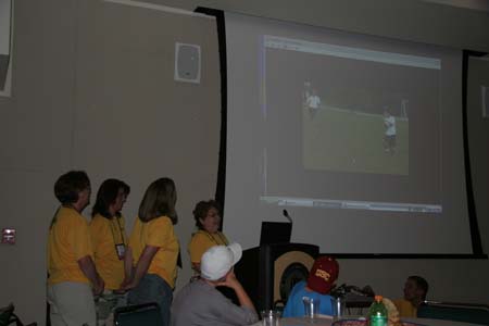 The Loomis Ladies (Marge Bauer, Mary Gutwein, Tina Rice, and Lucy McKain) in action.